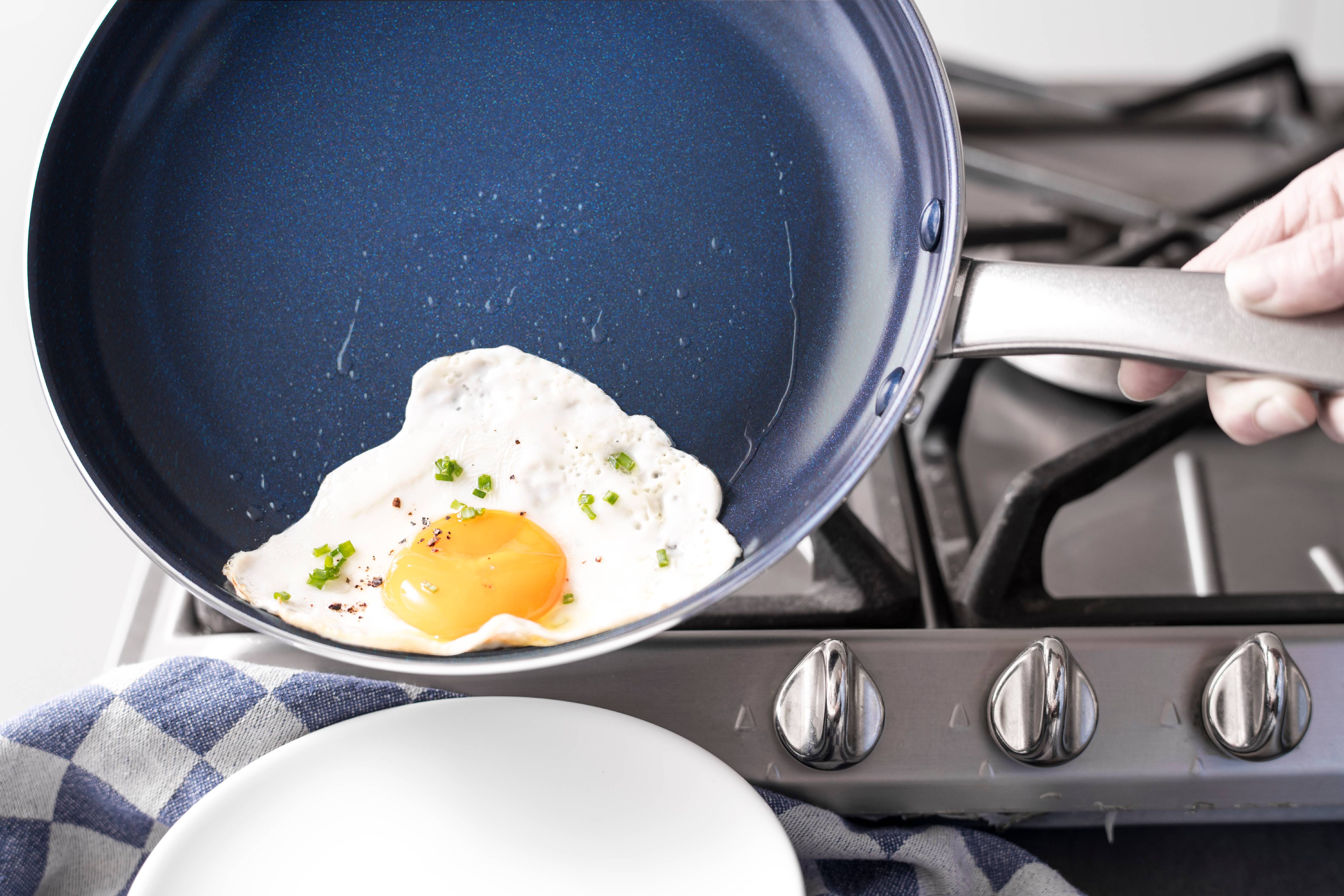 Blue Diamond Nonstick Ceramic Frying Pan Set - Blue 2 Piece