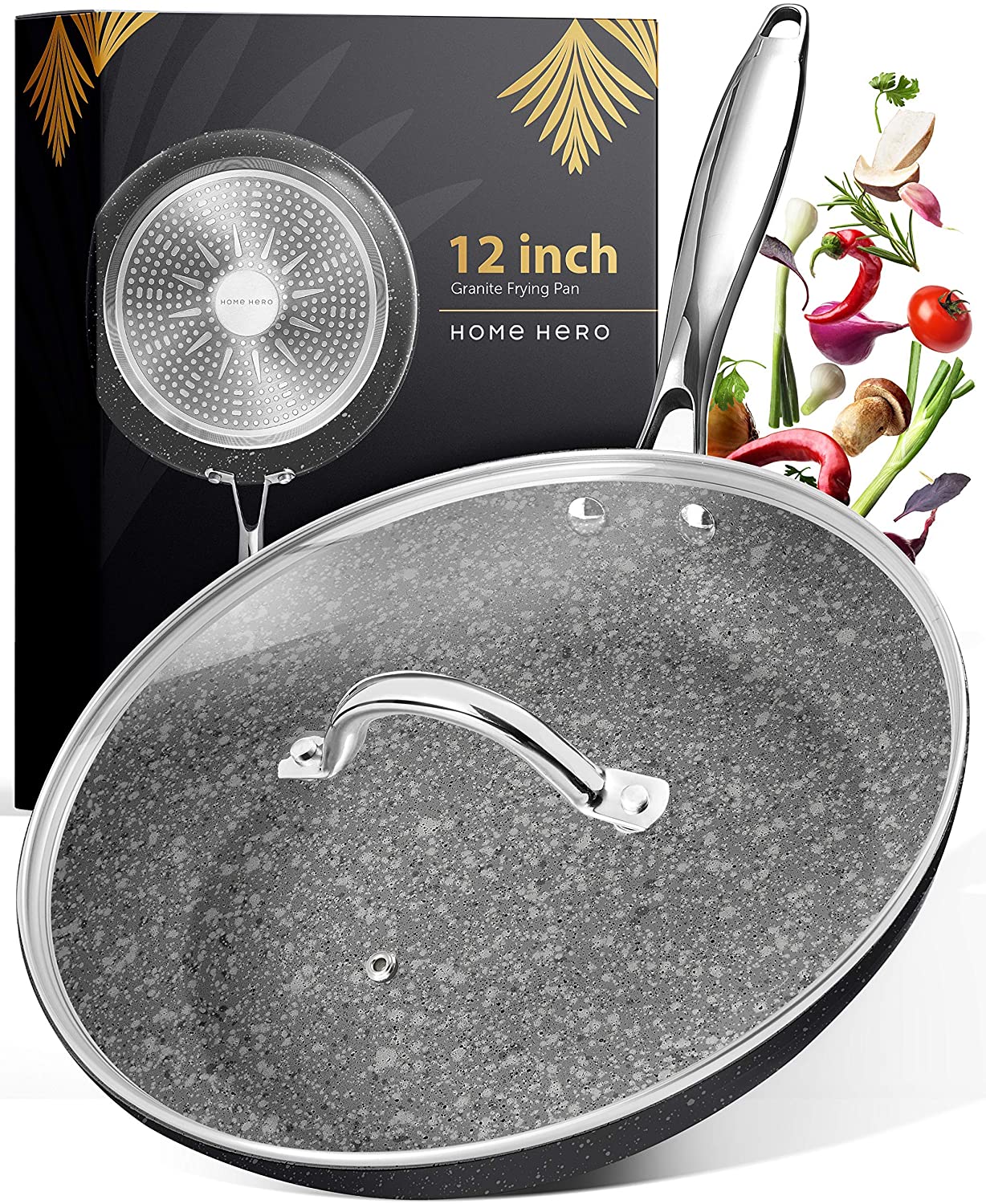 Granite Cookware Sets Nonstick Pots and Pans Nonstick - 23pc